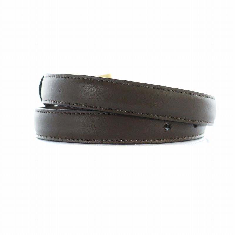 フェンディ FENDI FF BELT ベルト レザー ズッカ ロゴ バックル