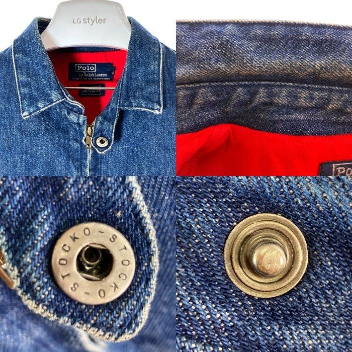 ☆Polo Ralph Lauren ラルフローレン 90s デニム スウィングトップ