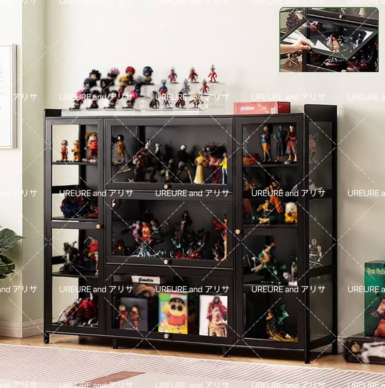 爆買い，2025 【数量限定】(ブラック 多用途 組み立て式 フィギュア 大