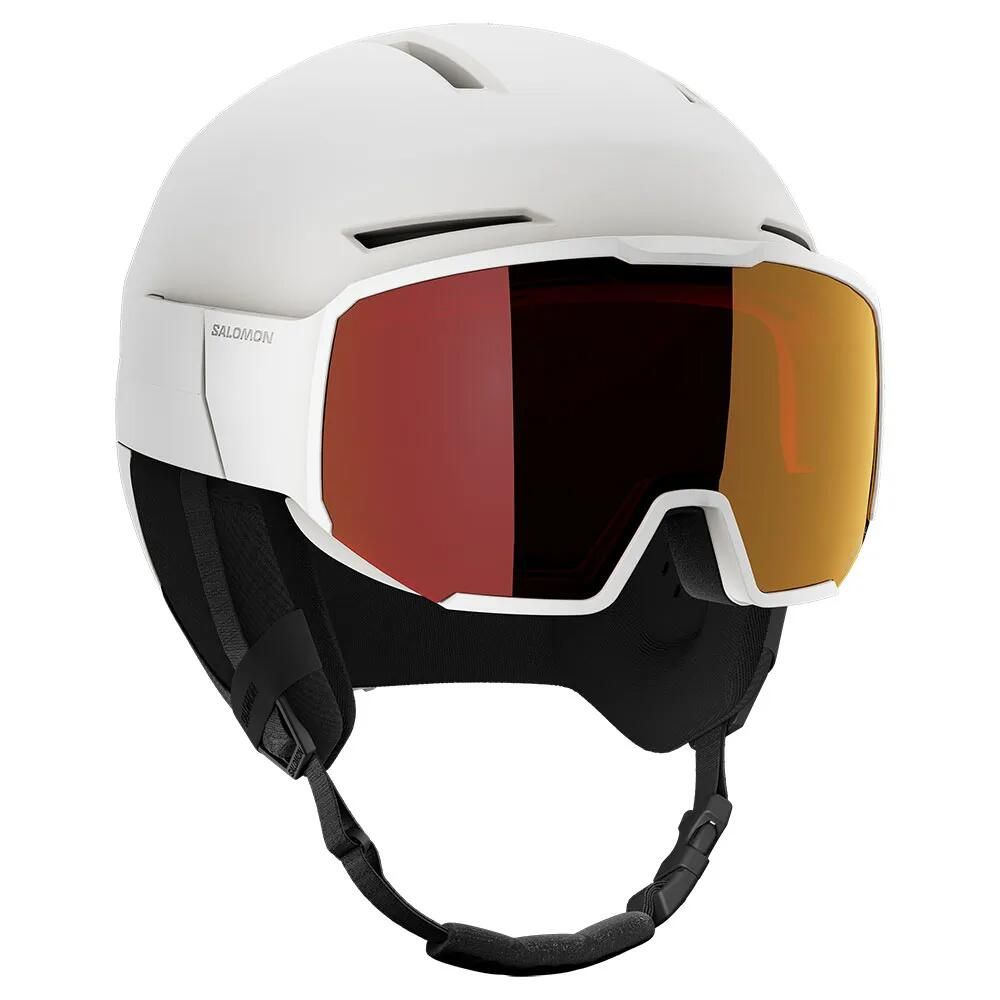 お取り寄せ ２～４週間で発送 サロモン オスモ シグマ バイザー ヘルメット White SALOMON Osmo Sigma visor helmet Snowboards t