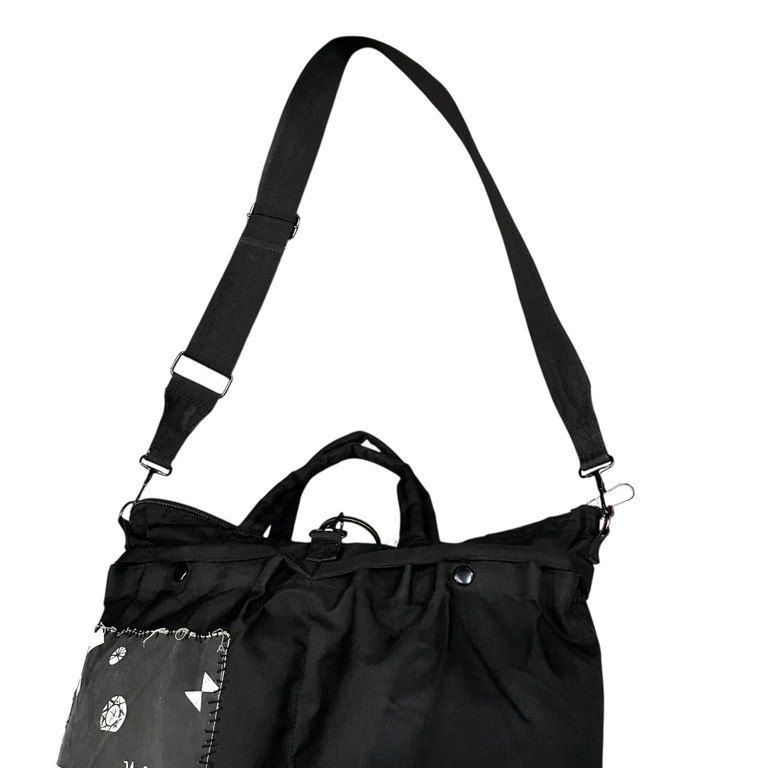 Minus For Flyer's Helmet Bag With Patched パッチワーク