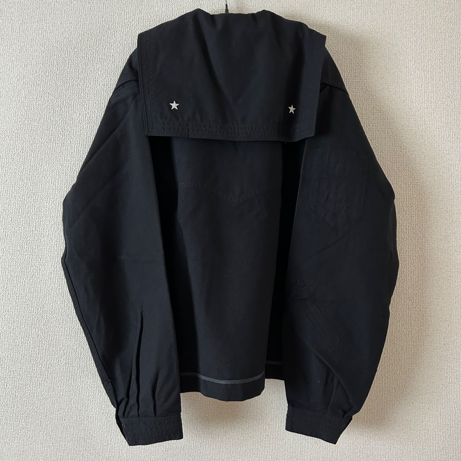 US NAVY SAILOR SHIRTS セーラー マリン ミリタリー トップス BLACK 