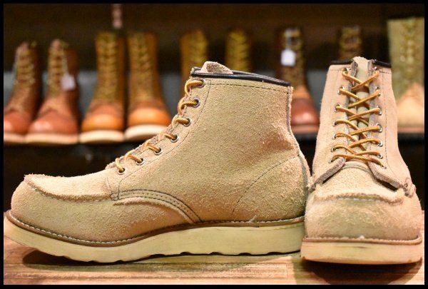 レッドウィング8173（7D） 7D redwing レッドウィング 8173 スエード モックトゥ ブーツ 6E 良品