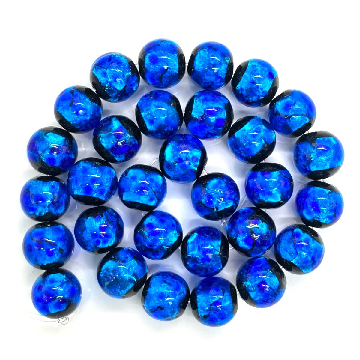 【レア　40ミリ】蛍ガラス　ガラス玉　大きめ Amazon.co.jp: Sea drop 光る ホタルガラス ブルー 粒売り 20mm