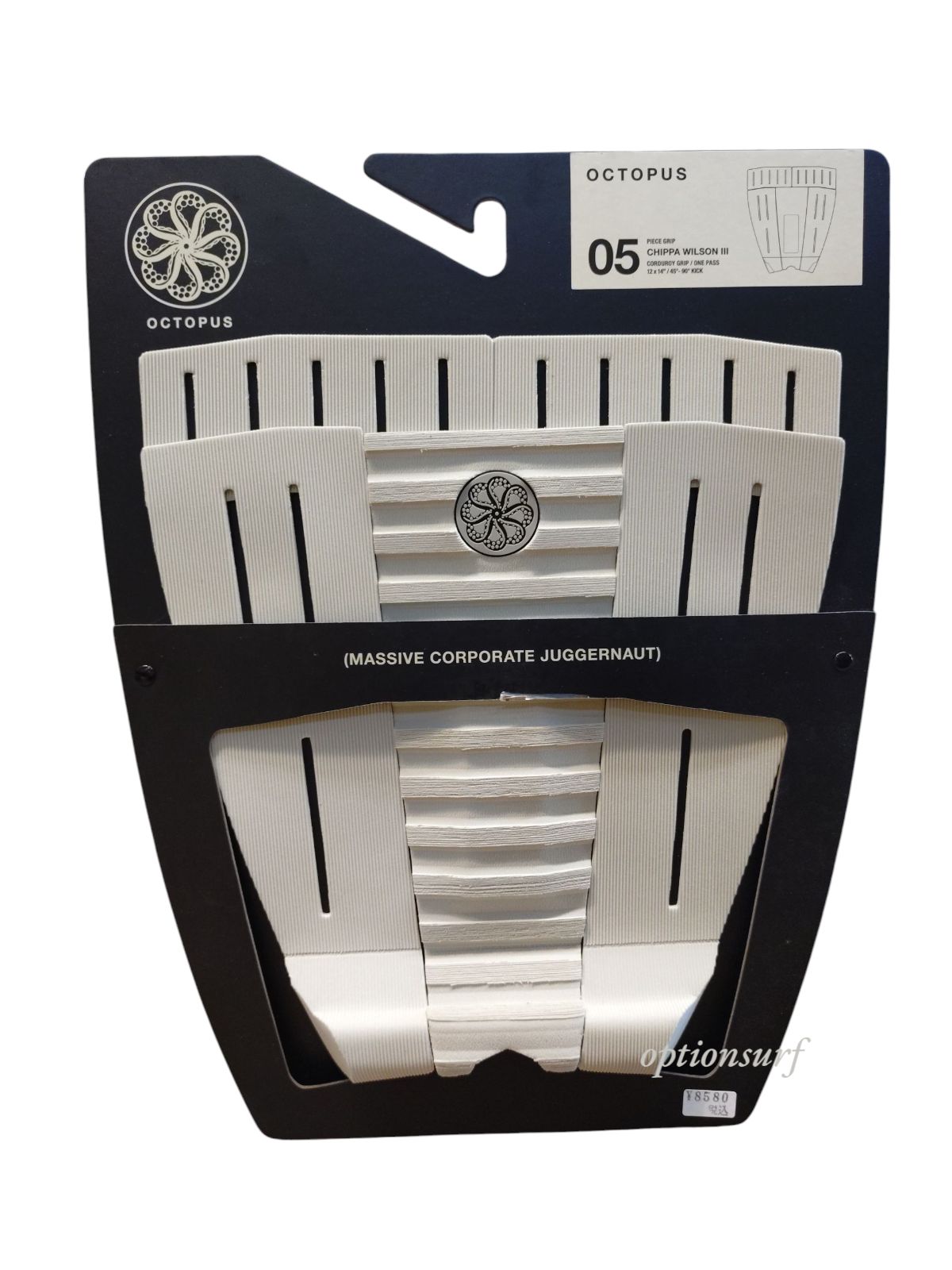 定形外郵便送料無料 OCTOPUS IS REAL オクトパス イズ リアル サーフィン デッキパッド フロントパッド FRONT DECK PAD クリーム CREAM 白 送料無料 日本正規品 OCTOPUS IS REAL MISSION CONTROL