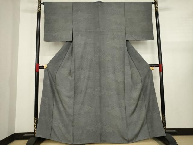 平和屋着物○江戸小紋 訪問着 切嵌文 正絹 逸品 AABC4157ck