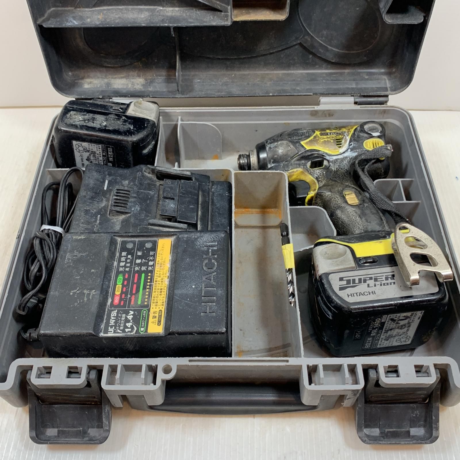 κκHITACHI 日立 締め付け工具 インパクトドライバ 14.4v WH14DSL