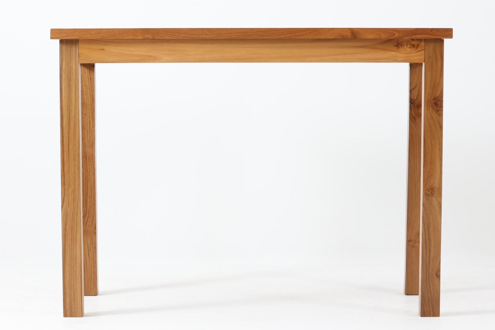 天然木チークウッド無垢材の切り株をそのまま生かして作られたサイド