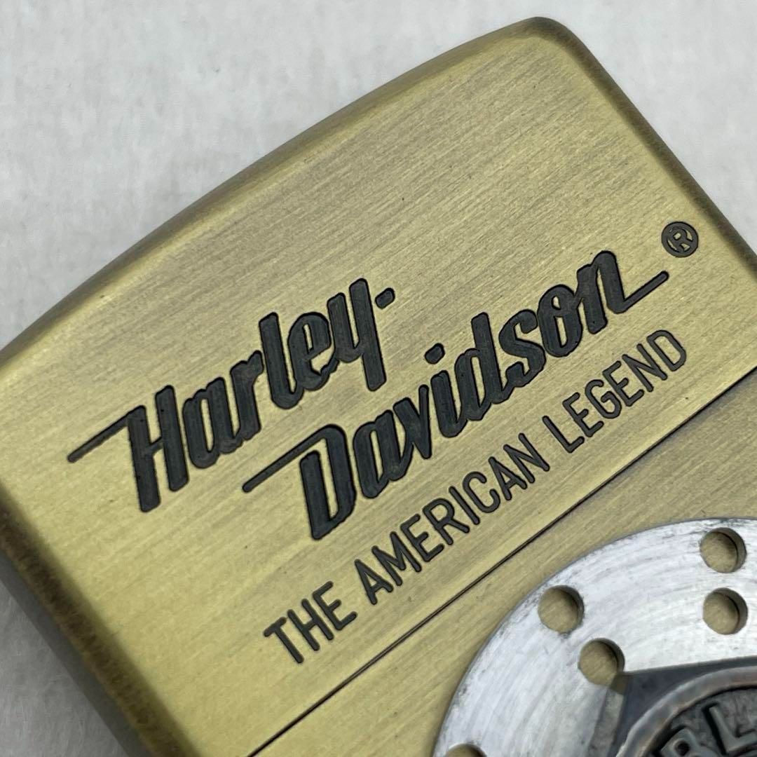 Zippo ハーレーダビッドソン ボルトオンディスクメタル貼り 1995