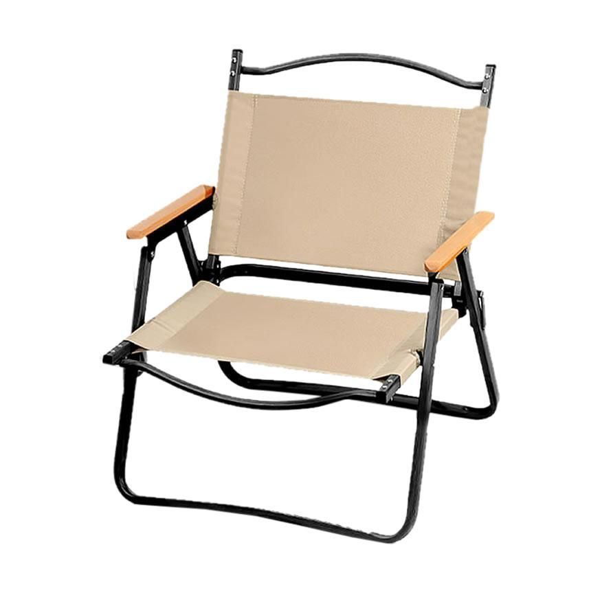 2個セット 極上空間チェア アイアン素材 軽量 アウトドアチェア　折りたたみ 椅子 キャンプ 簡単組立 1人用　ローチェア 防水 木製 座面30cm 2個セット 極上空間チェア アイアン素材 軽量 アウトドアチェア
