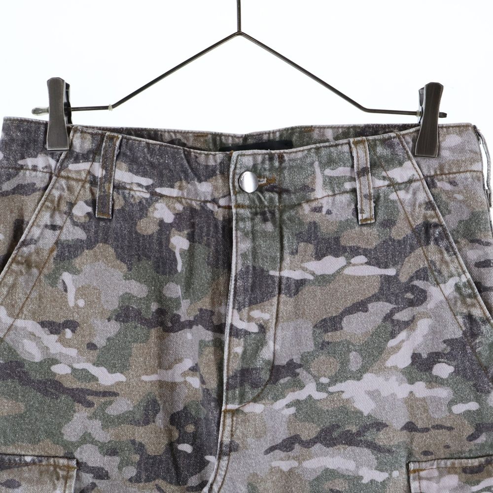 AMIRI (アミリ) M65 CARGO KICK FLARE カモフラ ロゴプレート付き