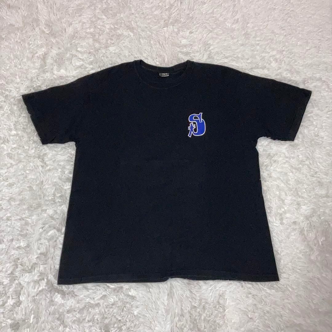 Stüssy 黒 Tシャツ　XLサイズ STUSSY Tシャツ XLサイズ ブラック BASIC STUSSY TEE - メルカリ