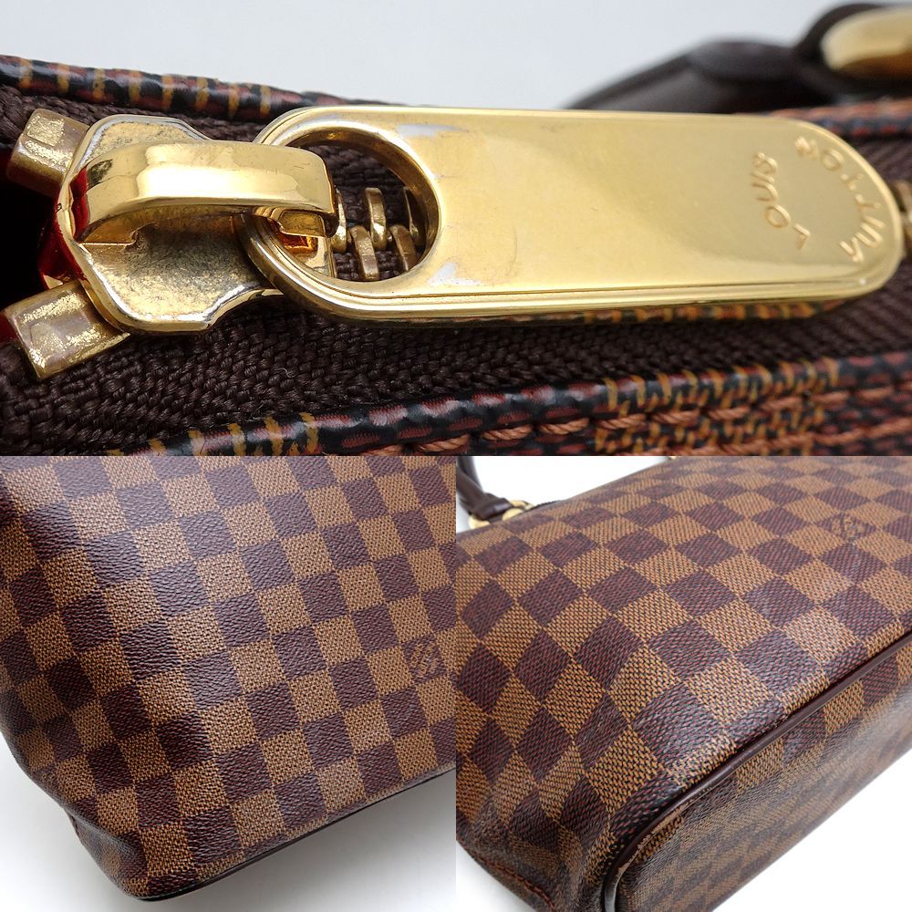 LOUIS VUITTON ルイヴィトン ダミエ サレヤPM N51183 ハンドバッグ エベヌ/351495【中古】 - メルカリ