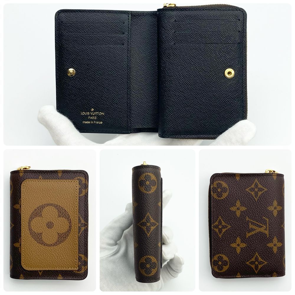 極上美品】ルイヴィトン モノグラム・リバース スリムパース M80390 IC  