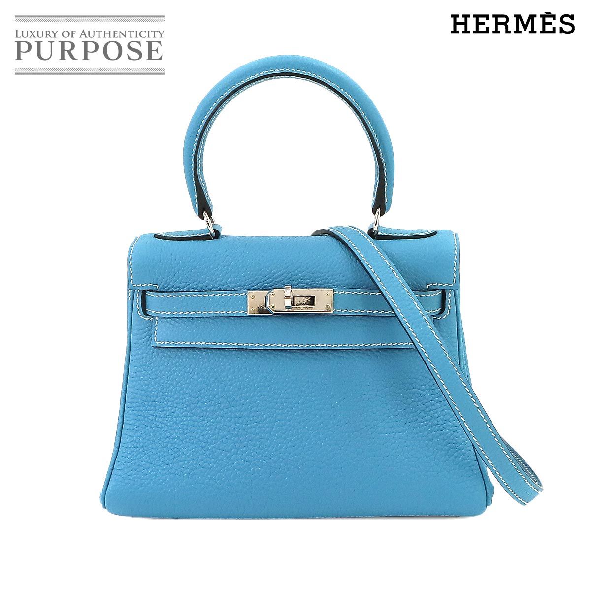 未使用 エルメス HERMES ミニケリー 2way ハンド ショルダー バッグ ...