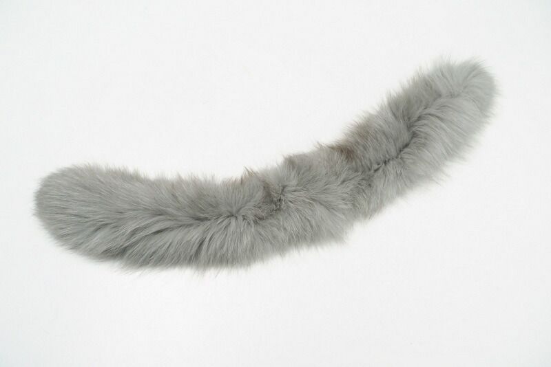 ■美品■SAGA FURS SUPERIOR サガファー フォックスファー マフラー ティペット ストール ショール 毛皮 グレー ブランド古着【中古】20230215/GM7682