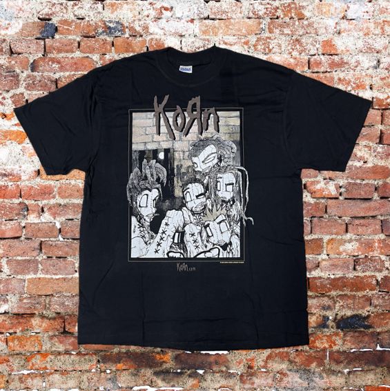 Korn / コーン Tシャツ sick ＆ twisted XL 黒 両面プリント