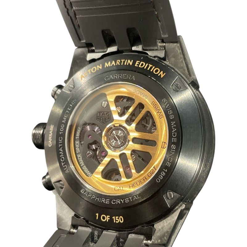 完品 稼働 TAG Heuer Carrera 自動巻き 時計 240626F 稼働品タグ