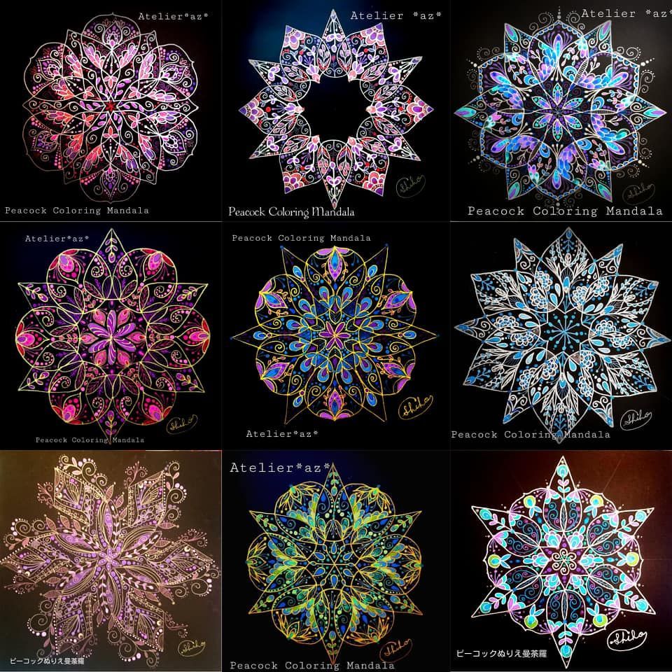 曼荼羅アート ステンシル