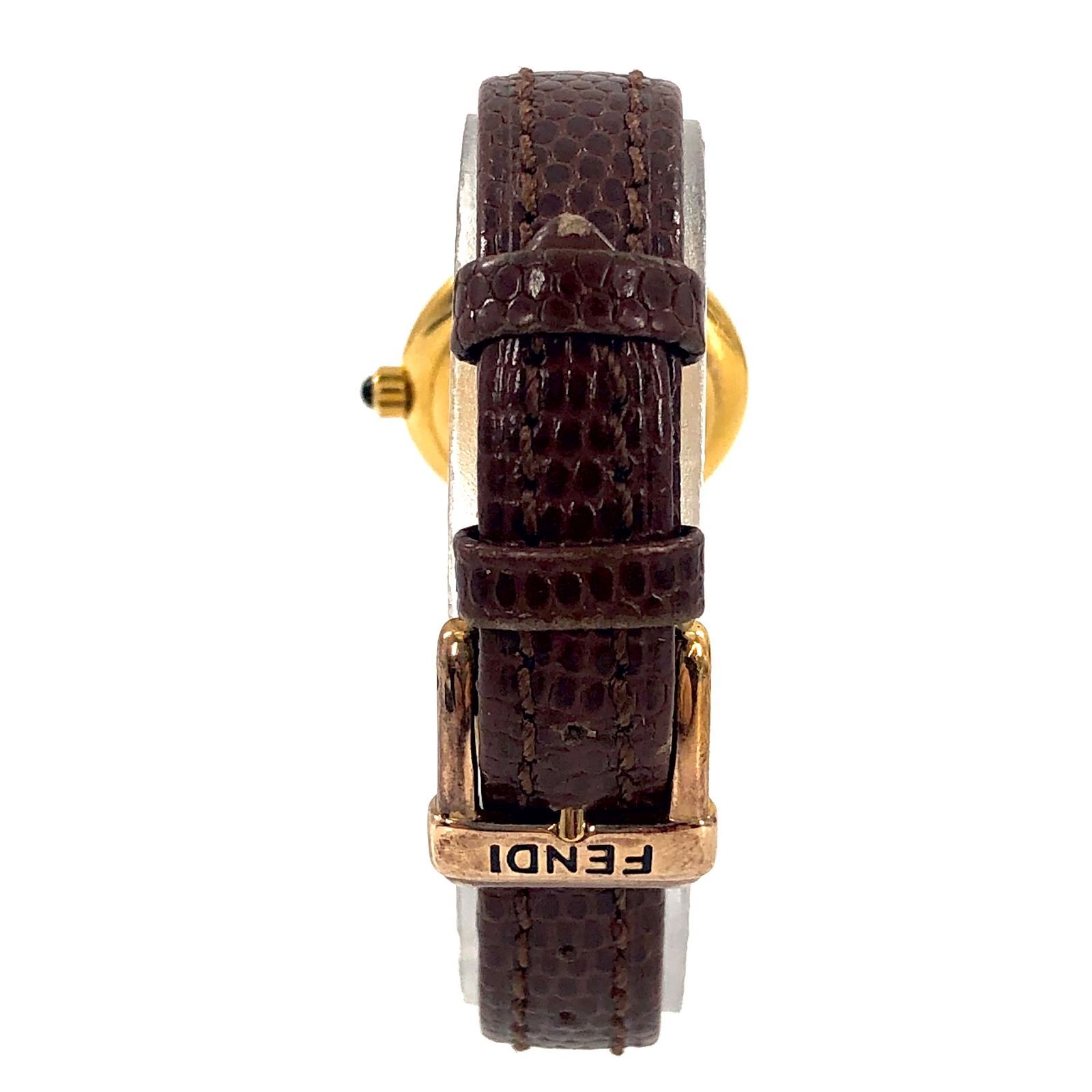 稼働　FENDI 320L レディース腕時計 ゴールド/ブラック　クォーツ フェンディ FENDI 腕時計 GP 320L レディース 中古 – 【公式
