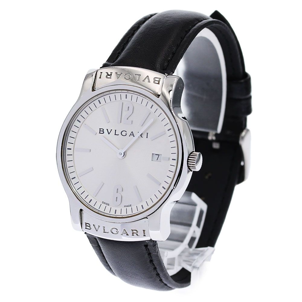 ブルガリ BVLGARI ST35S ソロテンポ デイト クォーツ メンズ_830293