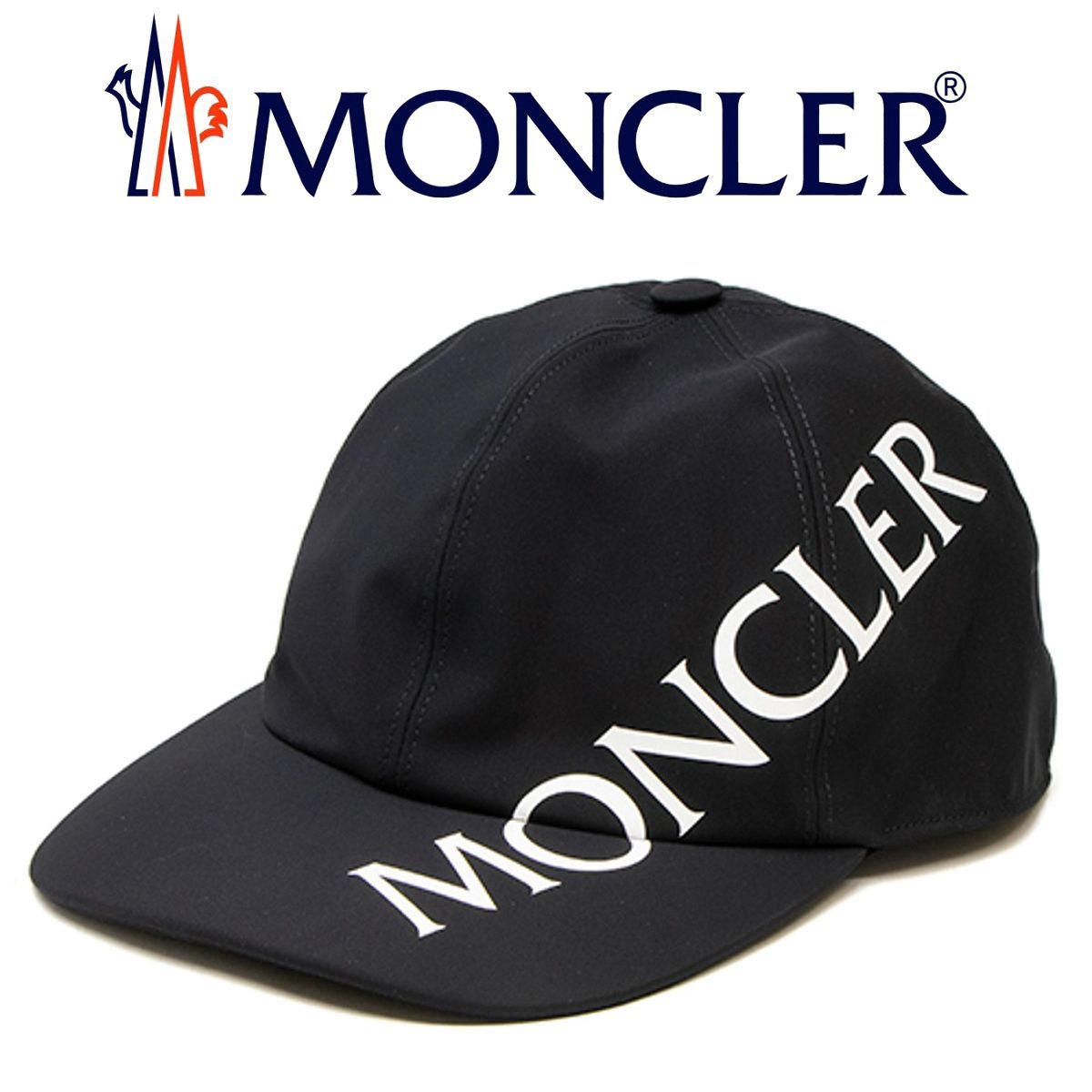 40 MONCLER 3B00025 ブラック ベースボールキャップ 男女兼用 - メルカリ