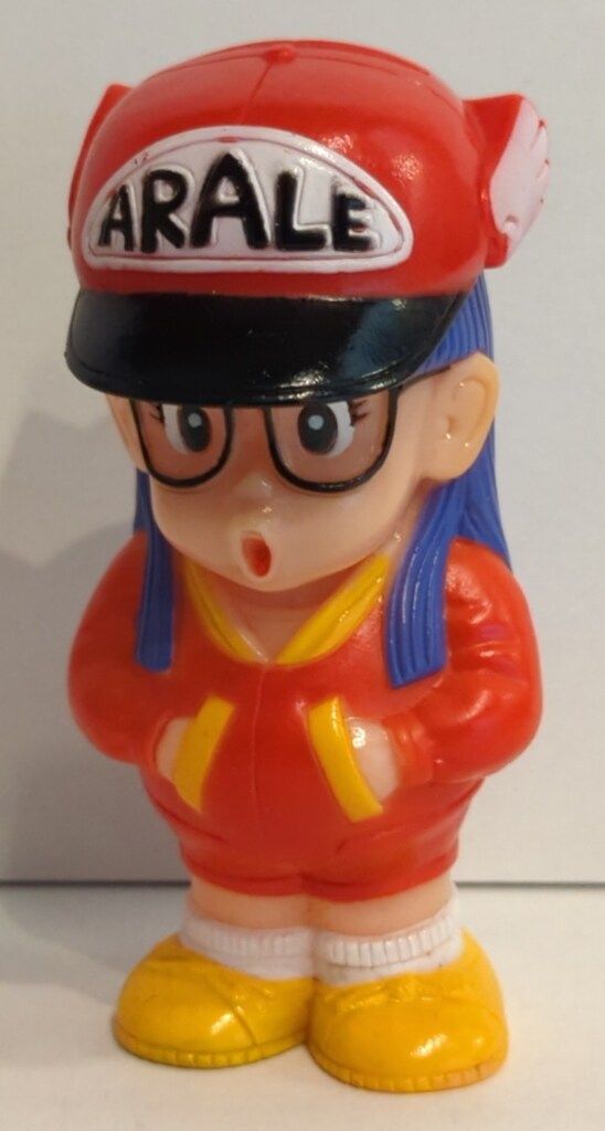 東海銀行 貯金箱 アラレちゃん/アラレ帽子赤/貯金箱 100mm