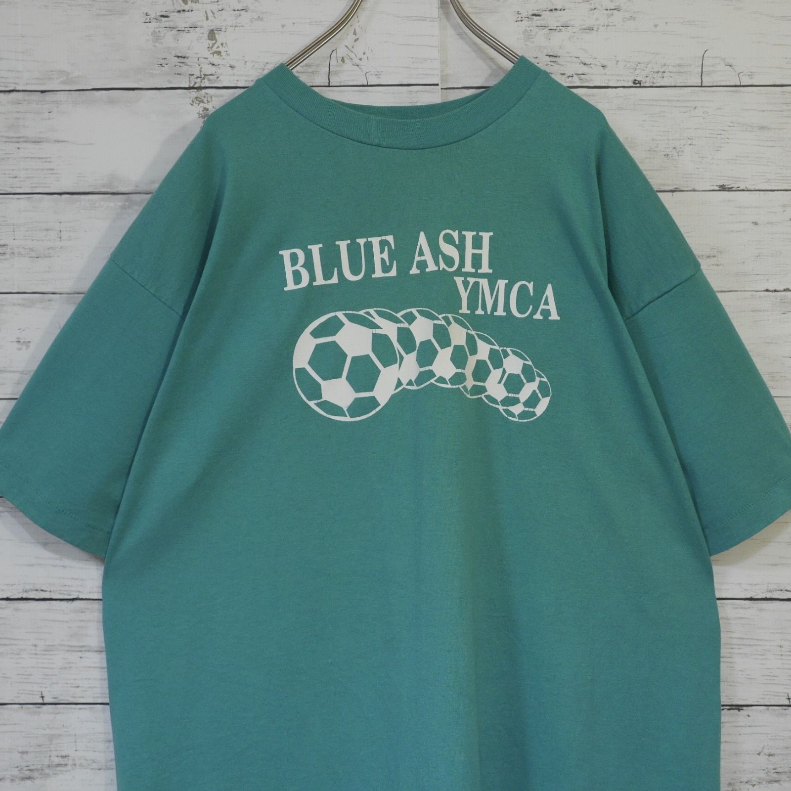 80s Fruit of the Loom BEST XL エメラルドグリーン フルーツオブザ 