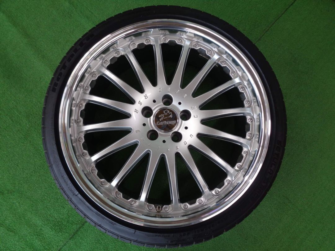 カールソン 1/10X 21インチ 9J 114.3 245/35R21 30 アルファード 