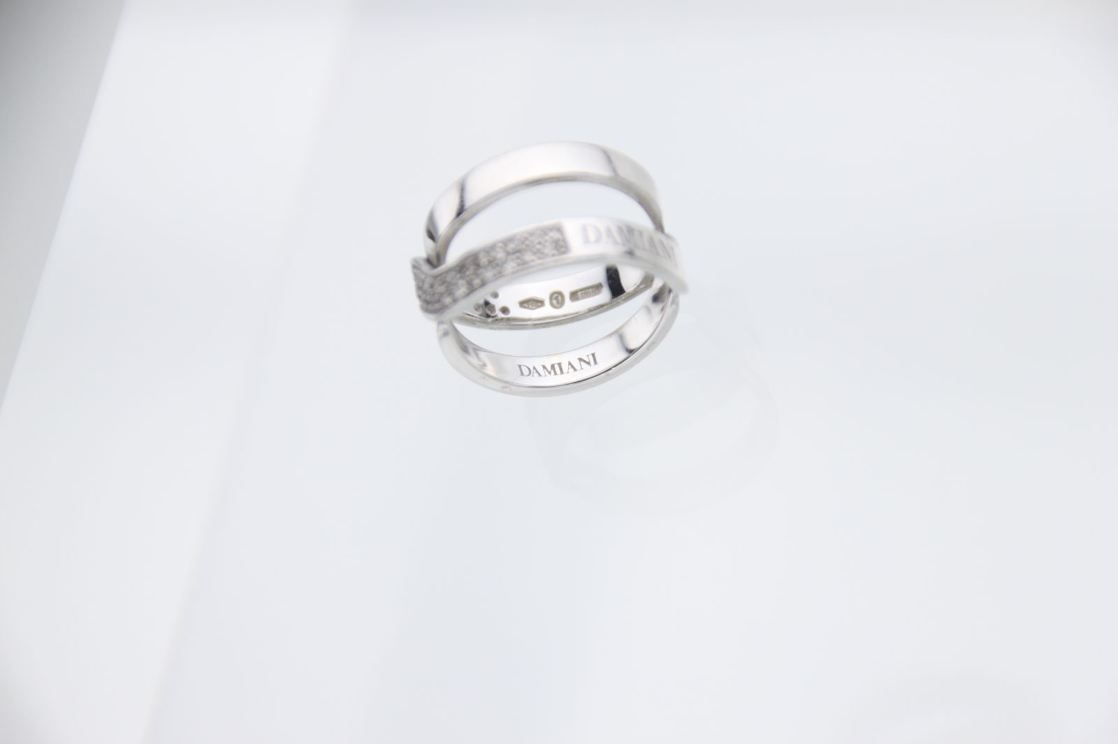 DAMIANI】ダミアーニ BACI / バーチ リング K18 18K 750 ホワイト