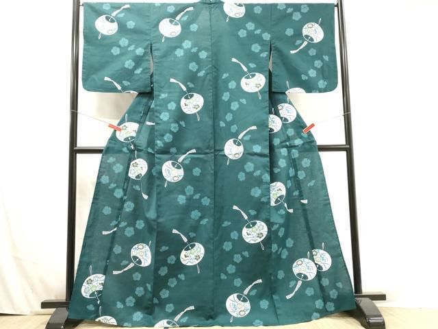 平和屋着物∴夏物　浴衣　花尽くし　綿　逸品　DAAV7309cd 平和屋着物∴夏物 浴衣 花尽くし 綿 逸品 DAAV7309cd