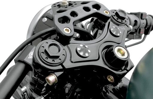 フォーク チューブキャップ ブラック 1987〜15年XL FXD FXR