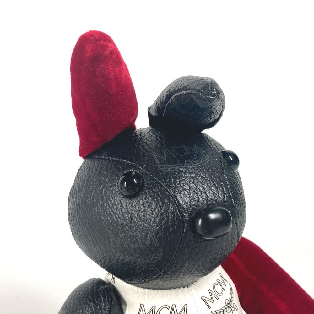 MCM エムシーエム ぬいぐるみ ヴィセトス うさぎ ラビット ロゴ レザー