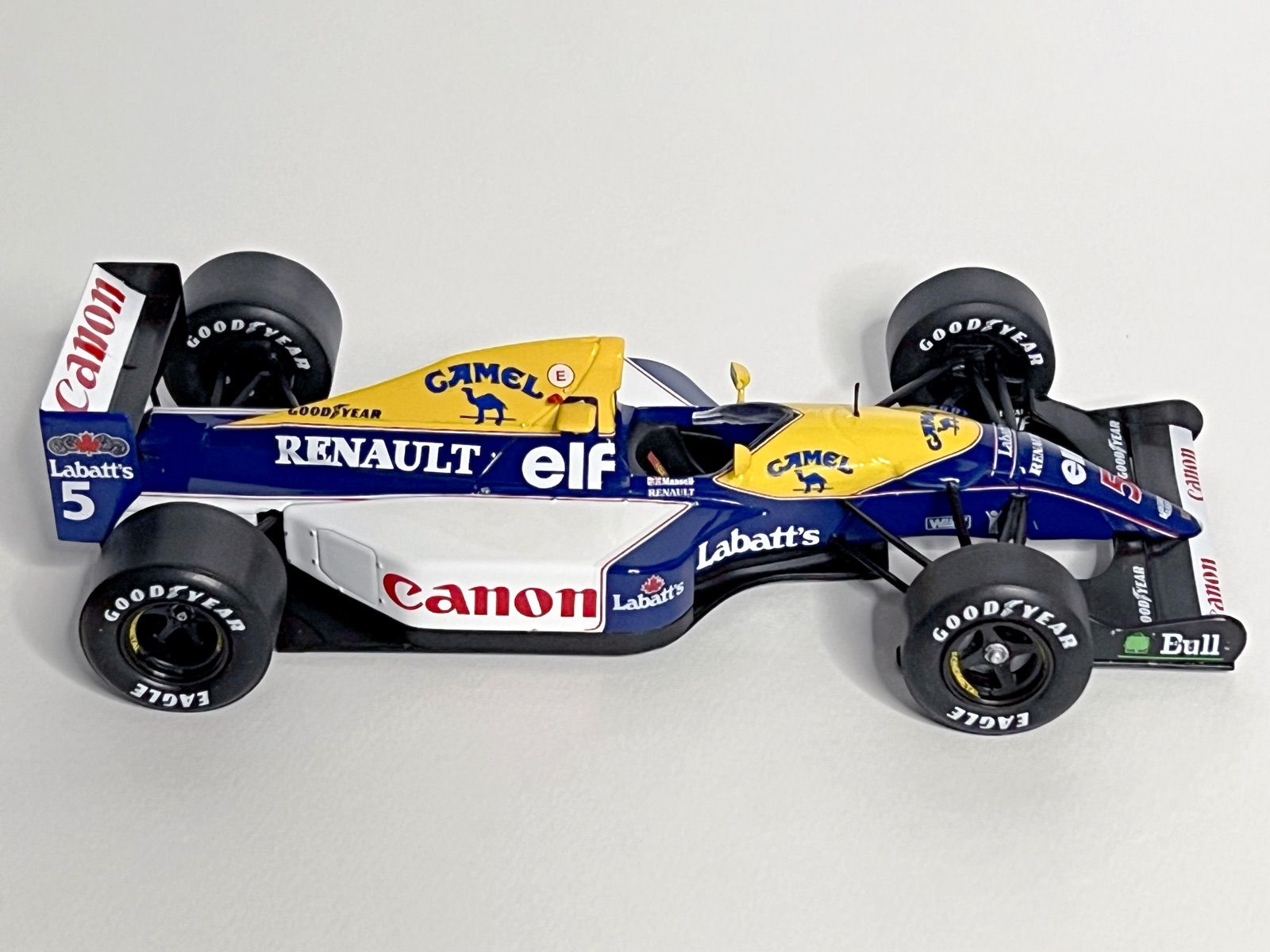 デアゴスティーニF1ミニカー対応 1/24 ウイリアムズ FW14B キャメル