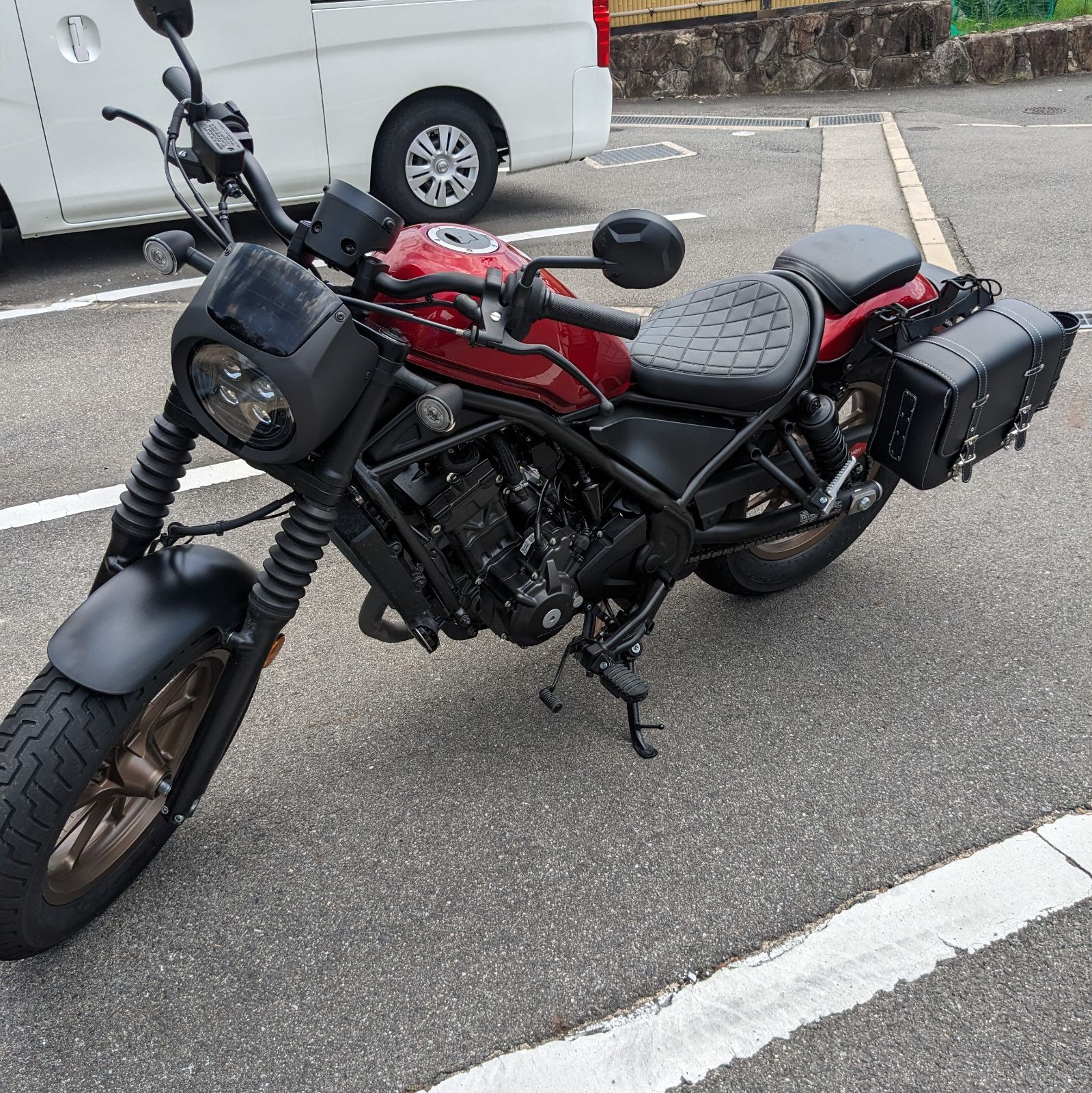 レブル 250 500 サドルバッグ+サドルバッグサポート(左)のセット