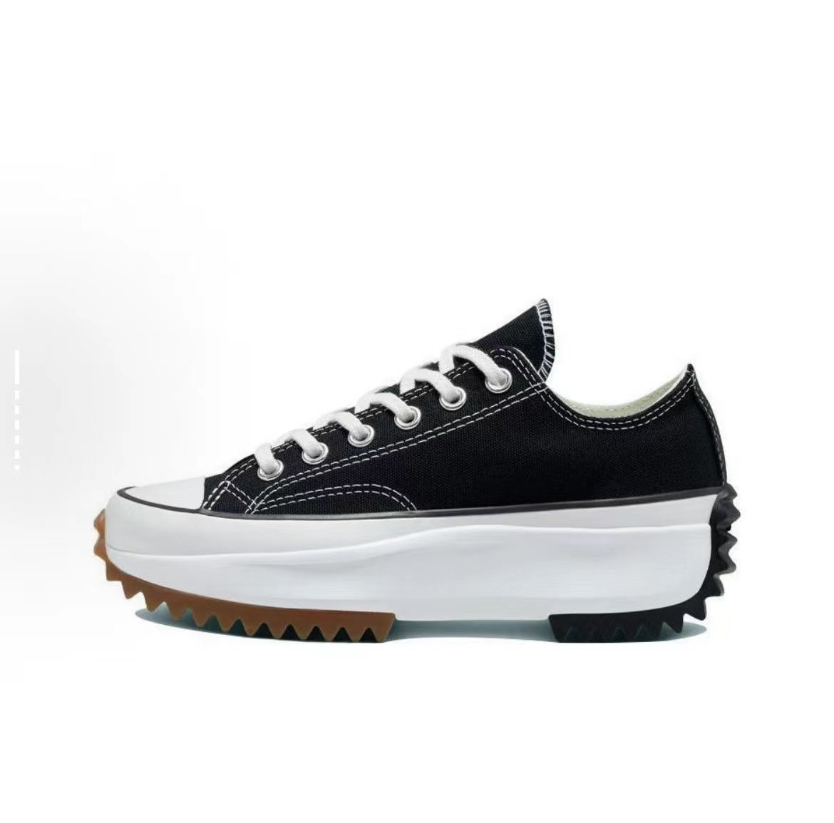 Converse RUN STAR Hike168816C ブラック ローカット厚底キャンバスシューズ22|22.5|23|23.5|24|24.5|25CM