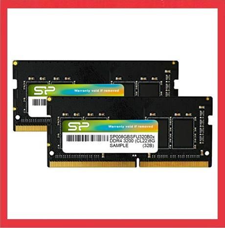 8GB×2枚_DDR4-3200_単品 シリコンパワー ノートPC用メモリ DDR4-3200