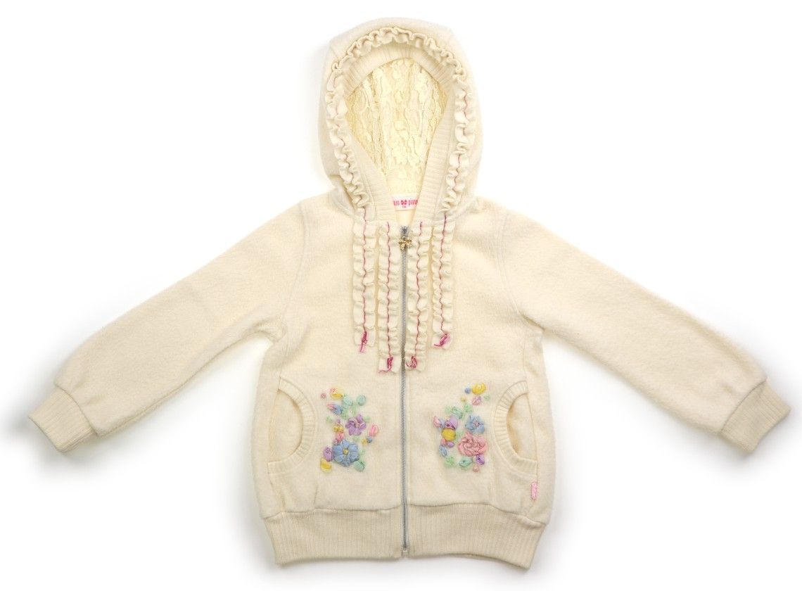 メゾピアノジュニア袖切り替えジップトレーナー 160 メゾピアノ