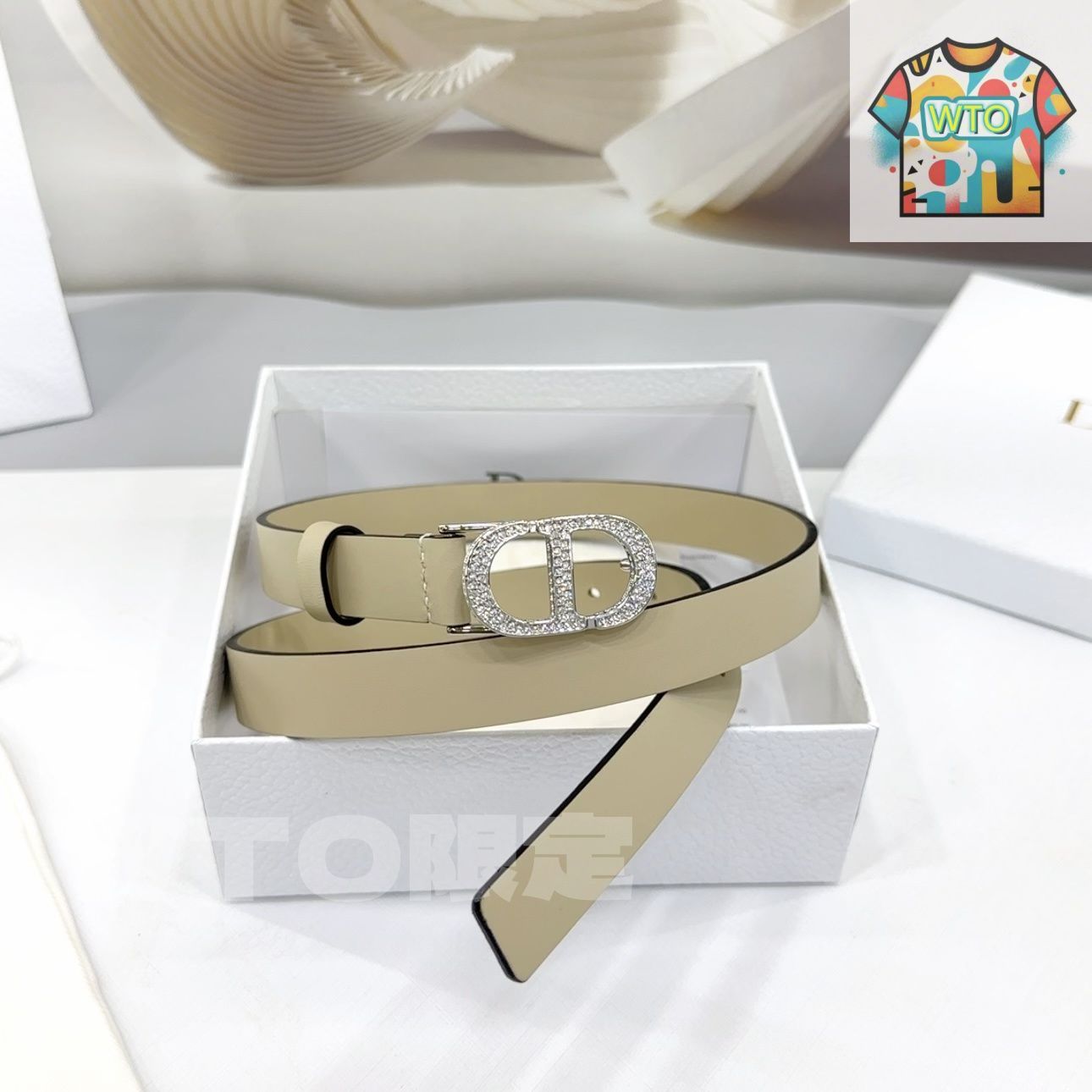 【エレガントに引き立てる♪】ディオール★ベルト Dior ディオール エレガント ファッションベルト01-2 - メルカリ