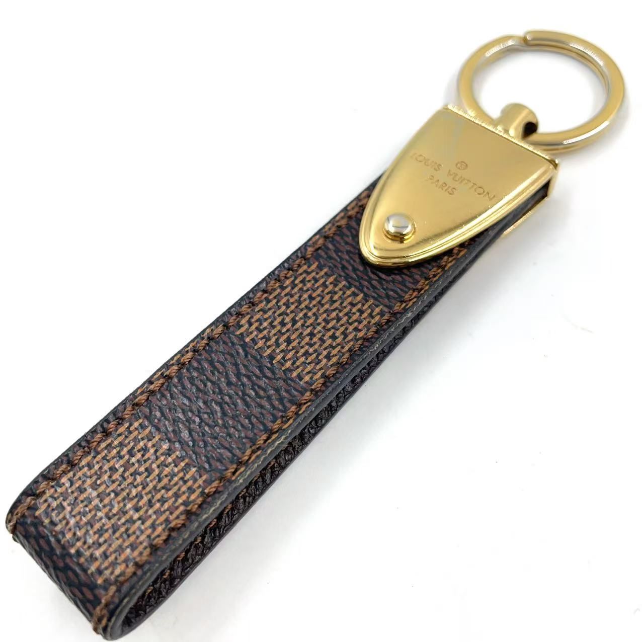 LOUISVUITTON ルイヴィトン ポルト クレ ドラゴンヌ ダミエ LV LOUIS VUITTON ダミエ ポルトクレドラゴンヌ キーホルダー PVC