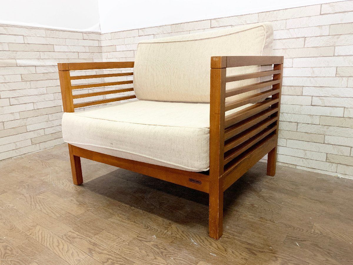 スキャンティークSCANTEAK/1人掛けソファKORS 1P/美品