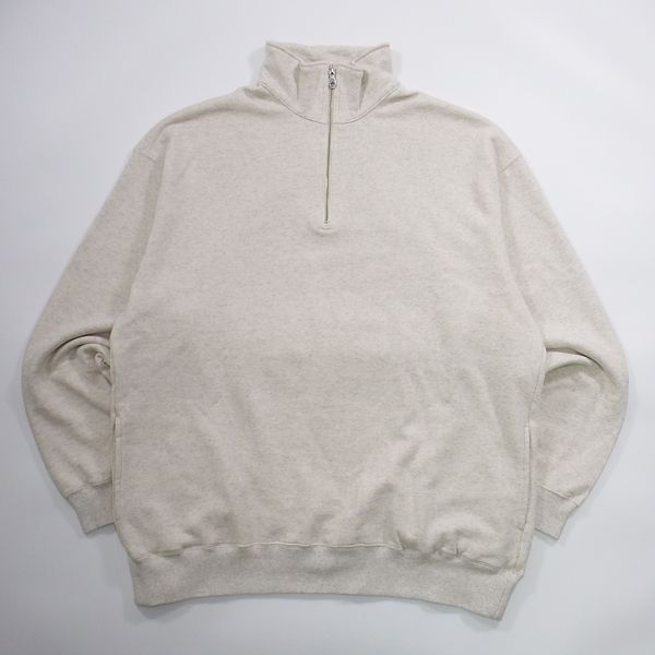 未使用同様 OVY Half Zip French Terry Relax P/O Sweat XL ハーフ