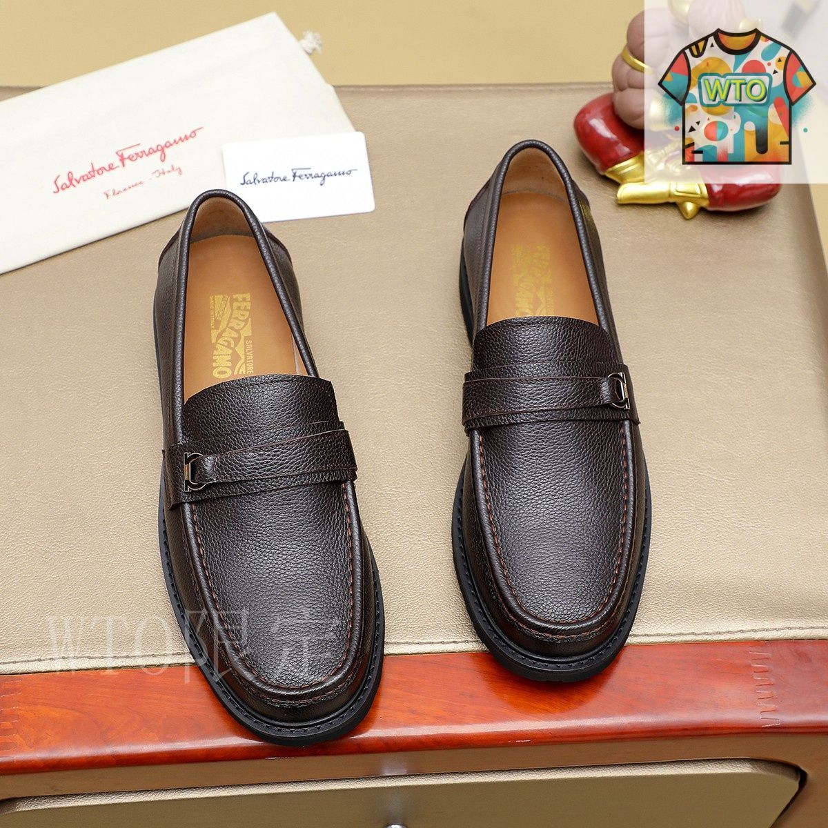 Ferragamo フェラガモ メンズ ビジネス シューズ29-MZ18 - メルカリ