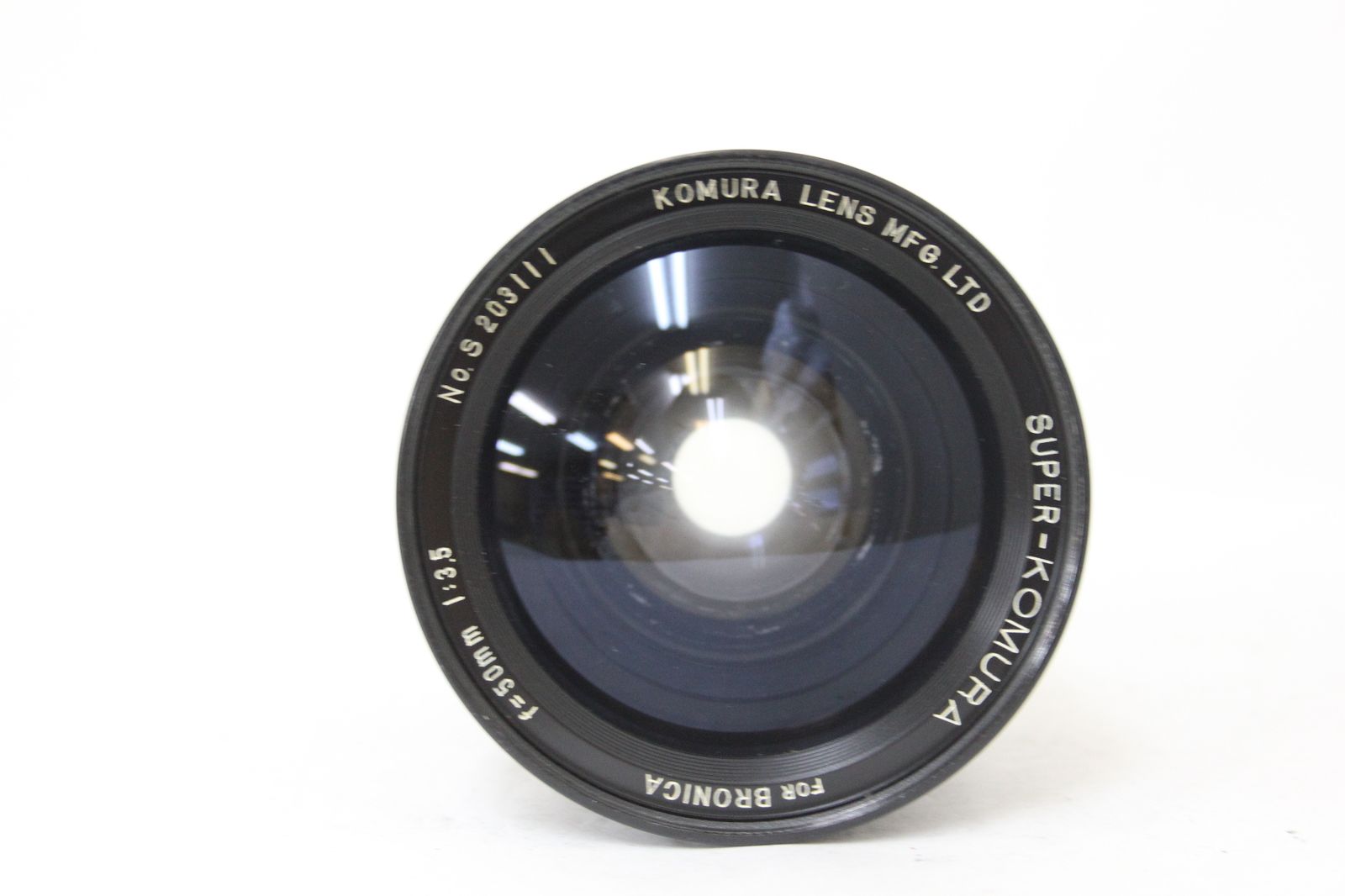 訳あり品】 コムラ KOMURA SUPER-KOMURA 50mm F3.5 ブロニカマウント 
