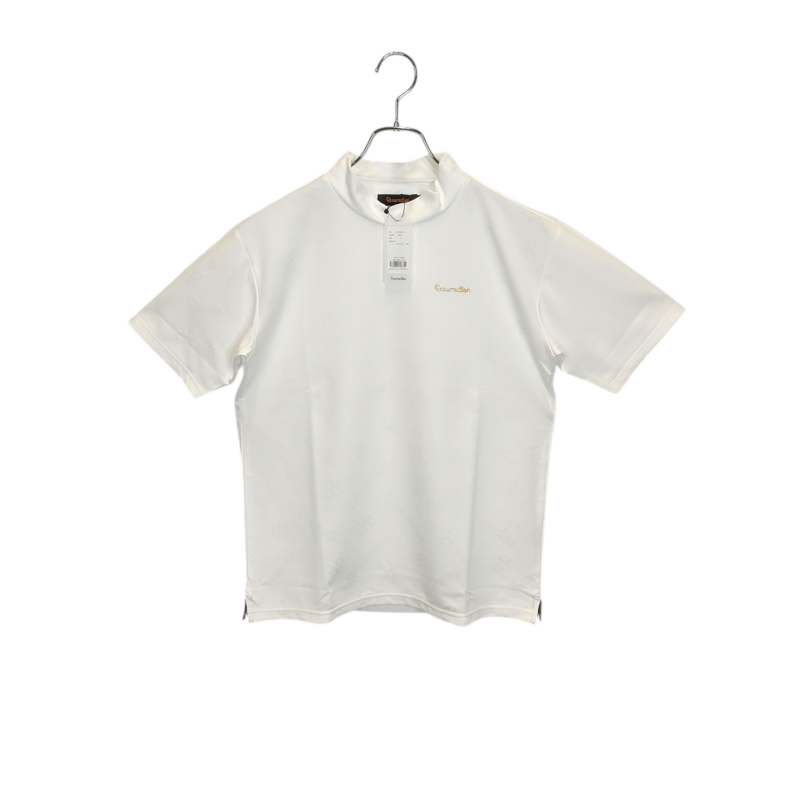 レザレクション モックネック半袖Tシャツ ブラック サイズ：L 新品