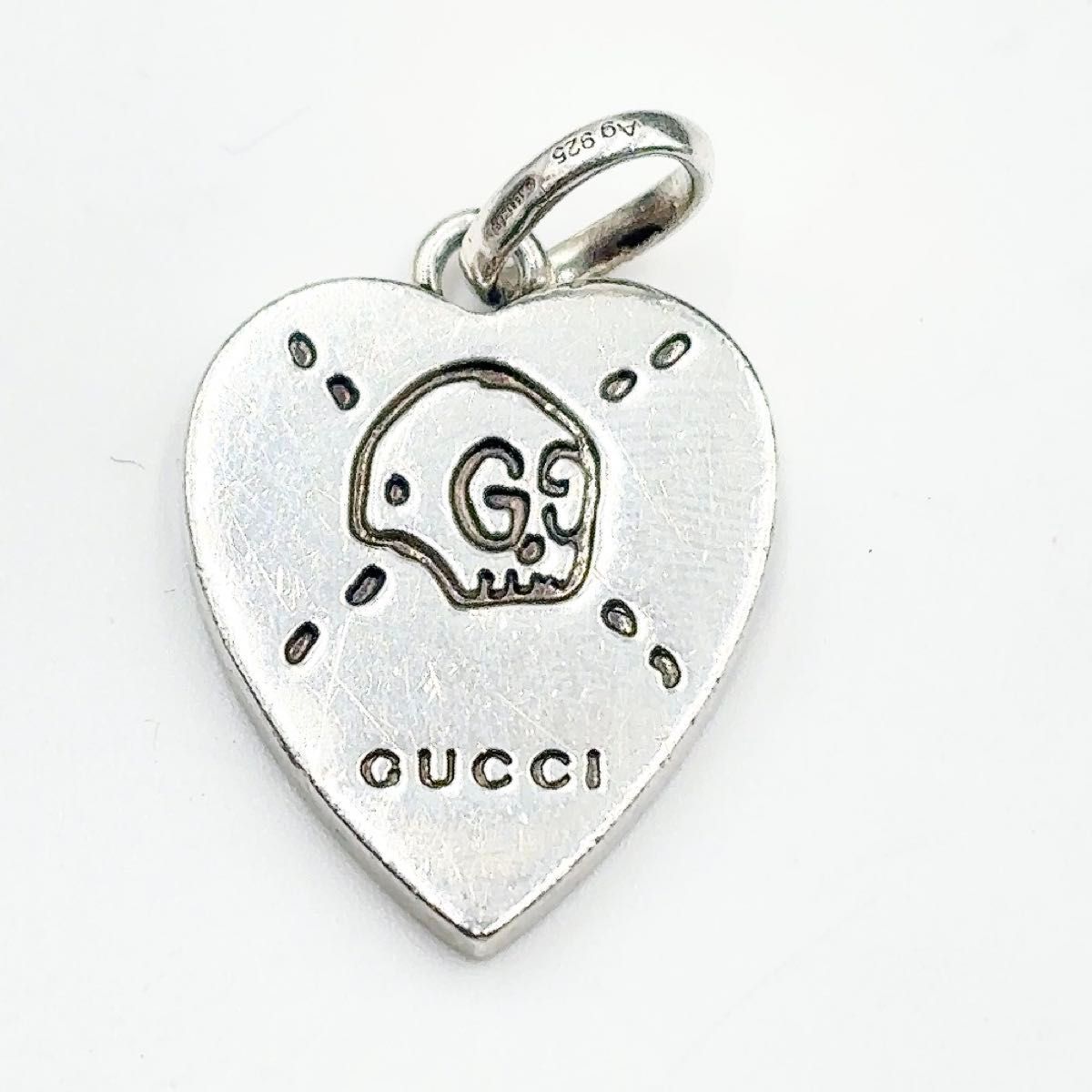 GUCCI ゴースト ネックレス トップのみ GUCCI - 新品 グッチ GUCCI ネックレス グッチゴースト シルバー