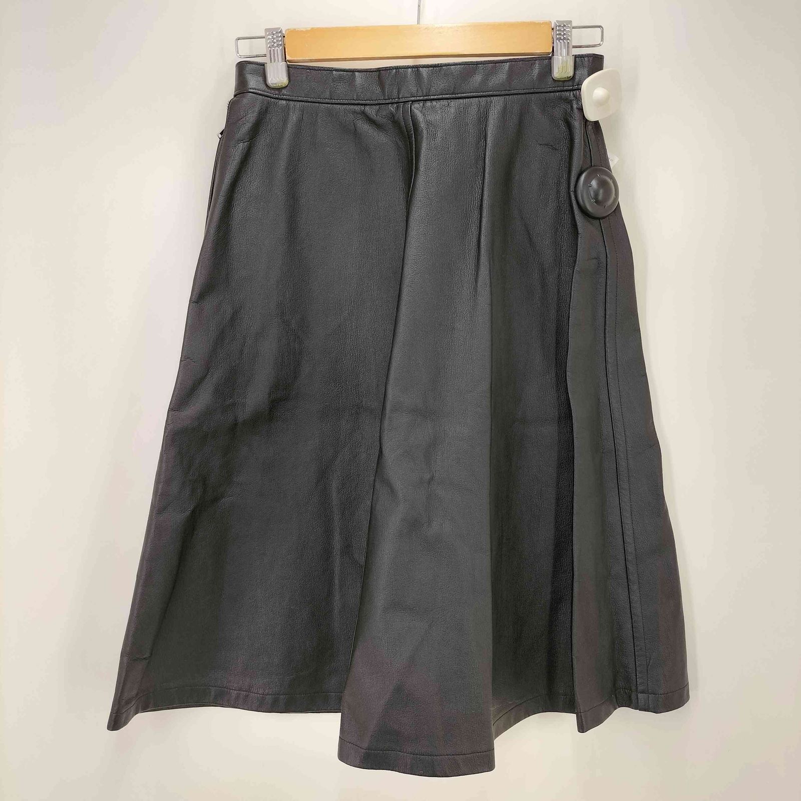 コムデギャルソン　フェイクレザースカート COMME des GARCONS(コムデギャルソン) フェイクレザー切替