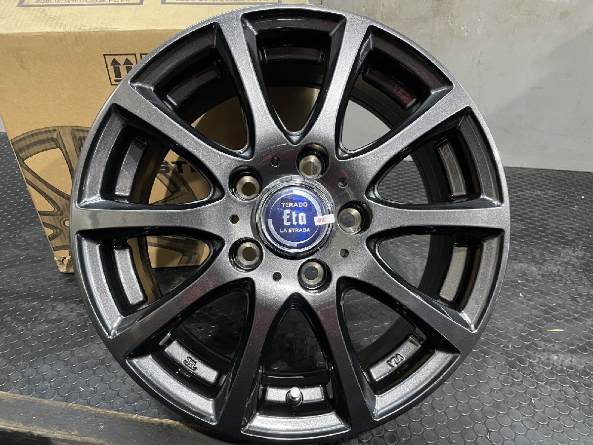 バリ溝！ABE SHOKAI TIRADO 15インチ×6J +53 バリ溝！ABE SHOKAI TIRADO 15インチ×6J +53 - メルカリ