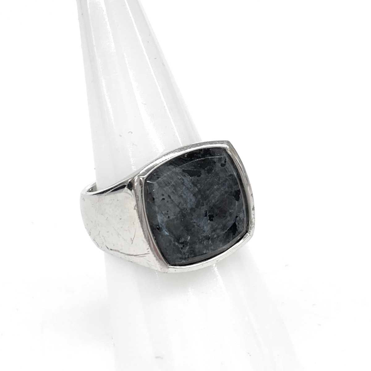 TOM WOOD オニキスリング　52 Cushion Black Onyx - Tom Wood Project Official Online Store