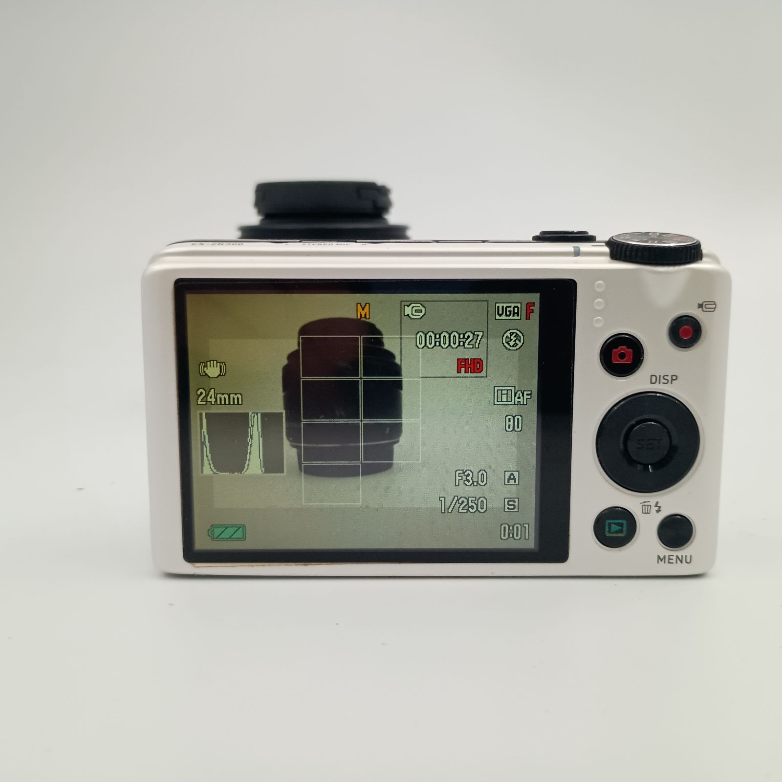 CASIO EX-ZR300 コンパクトカメラ　白 Casio Japan announces Exilim EX-ZR300 high-speed compact